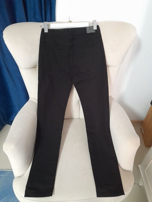 Blugi negri boyfriend BSB ripped talie inalta marimea XS