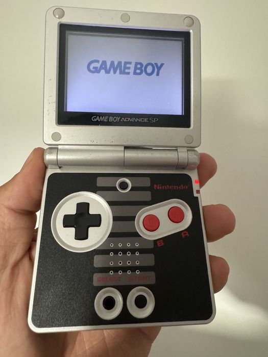 Gameboy Advance SP! Carcasa originala!  Modrel rar!