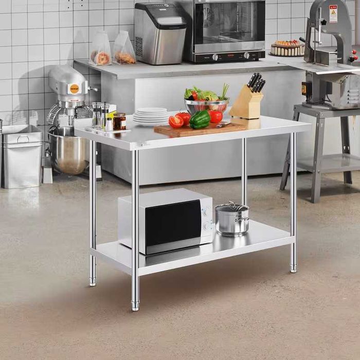masa de inox 90x60x80 cm casnic sau restaurant