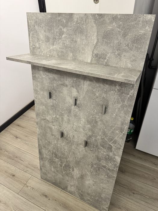 Cuier de perete stil ciment/beton