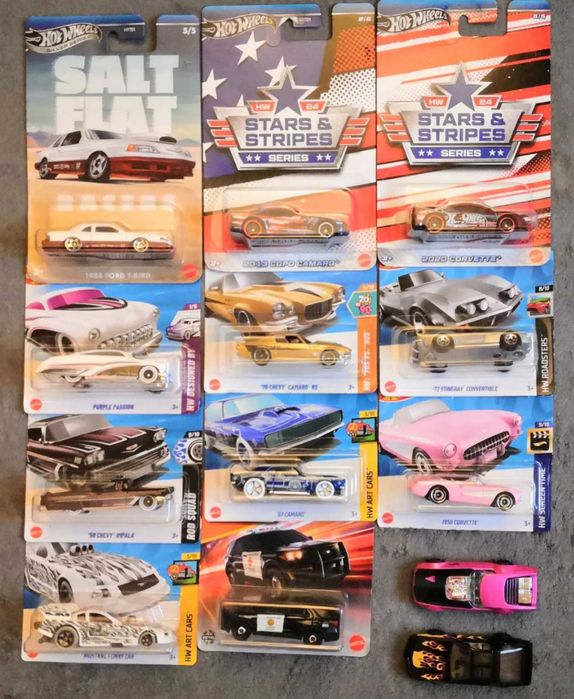 Cadouri machete colecții mașinuțe HotWheels și Matchbox (Mattel)