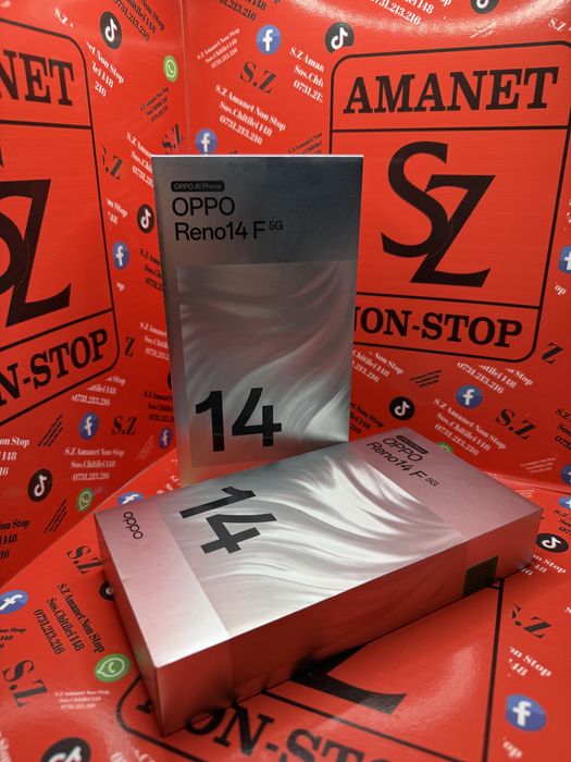 Oppo Reno 14F 5G Sigilat Amanet SZ Non Stop