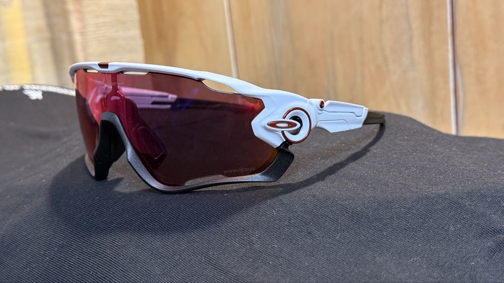 Ochelari de soare Oakley Jawbreaker alb