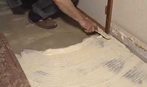 Клей для линолеума напольных ПВХ Ковровые покрытии TREFF R188E