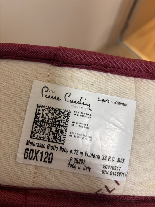 Матрак PIERRE CARDIN  Magniflex 60X120