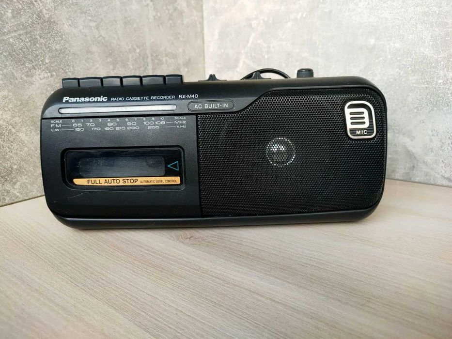 Radio-casetofon Panasonic RX-M40DE-K, radio panasonic