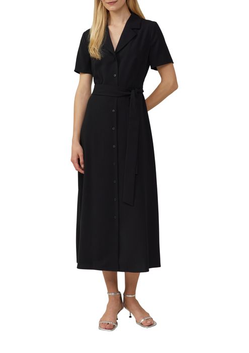 Платье рубашка черного цвета