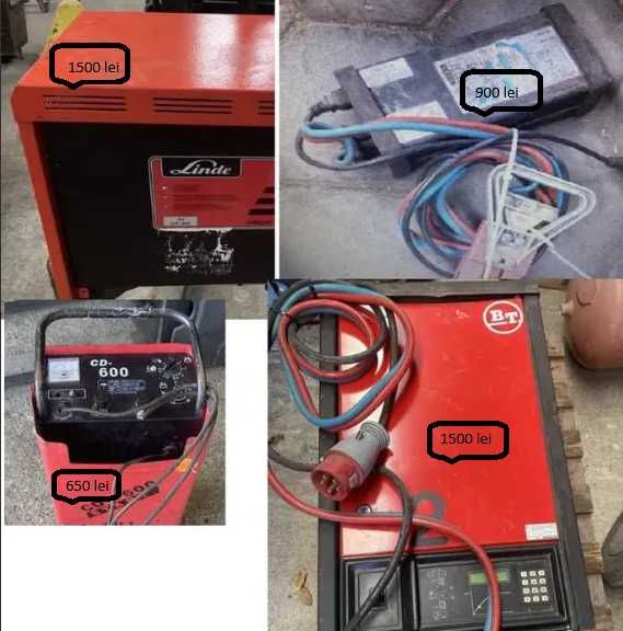 Redresor 12-24 v si incarcator baterii tractiune