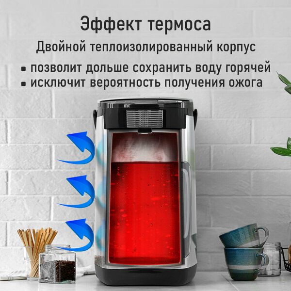 Термопот STINGRAY ST-TP3101A, 1000 Вт, 6.5 литра