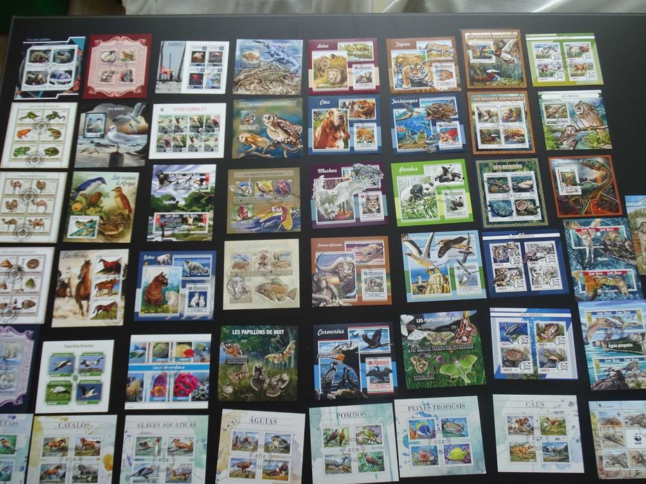 50 colite stampilate , timbre tematice Fauna/Animale (Lot 3099)