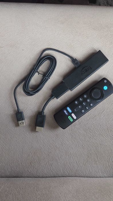Amazon Firestick 4K MAX Медия Плеър + OTG Приставка 3-USB/ 1RJ-45