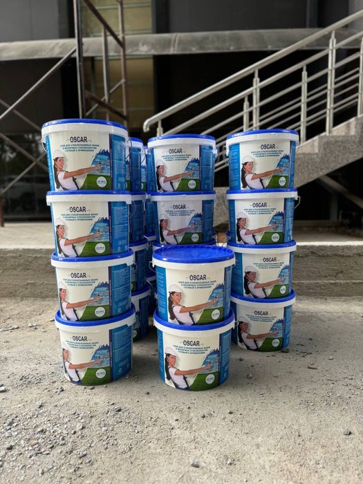 Клей для стеклохолста и обоев Oscar 5кг 10кг стеклохолст stekloxolst