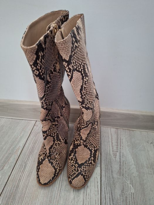 Massimo Dutti  естествена кожа питон