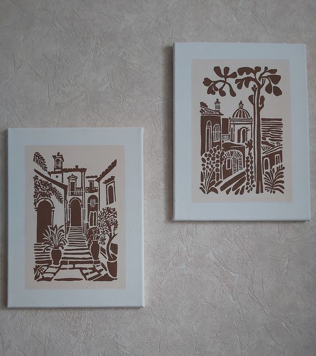 Картины интерьерные 2шт