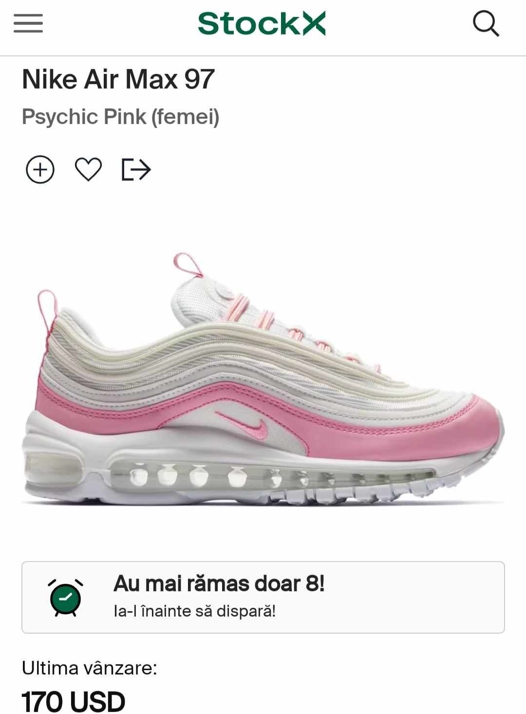 Air max clearance 97 psychic pink