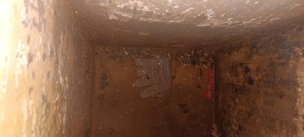 Бак для воды использовался в бане