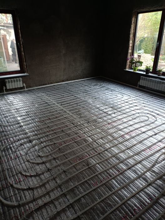 Теплый пол,котёл, батареи