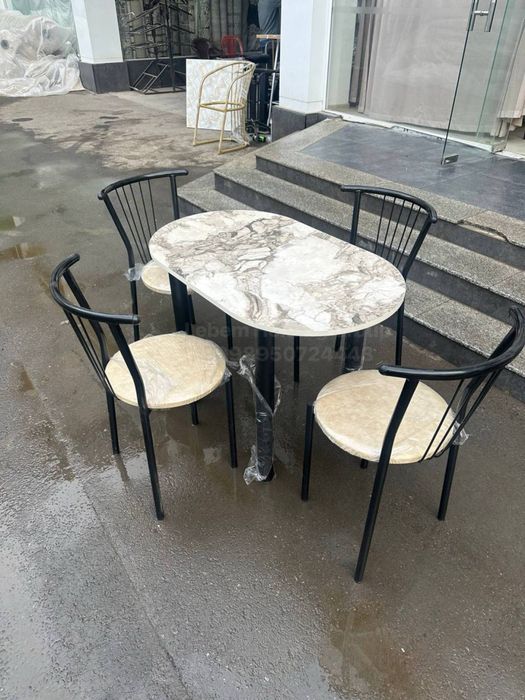 Кухонный стол ва стуллар Ошхонага стол стул  Стол ва стуллар Цех