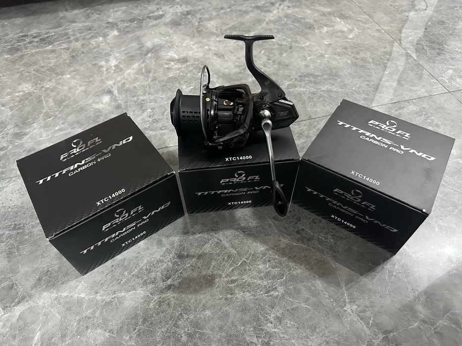 SET 3 Mulinete  PRO FL Titans-VNQ CARBON XTC 14000  2026