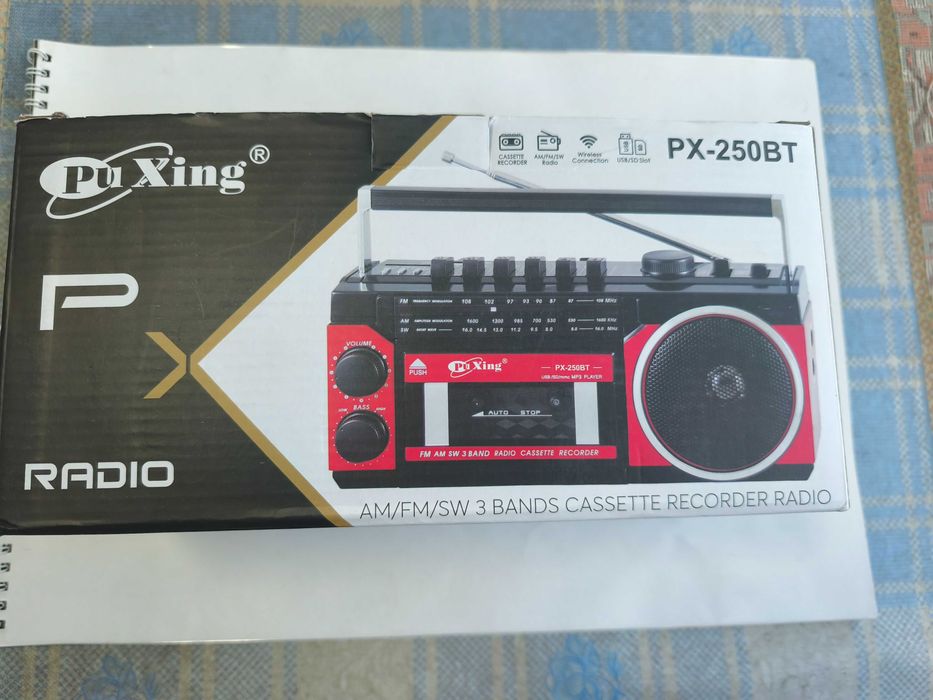 Radiocasetofon portabil PX-250BT
