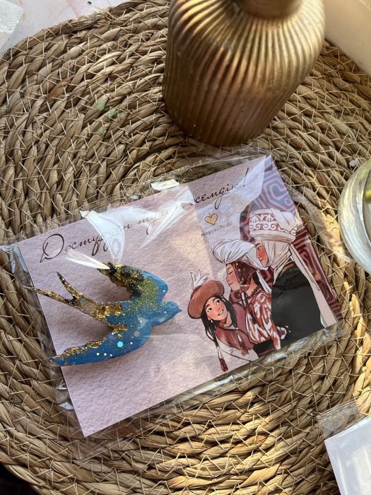 Этно броши , броши деревянные