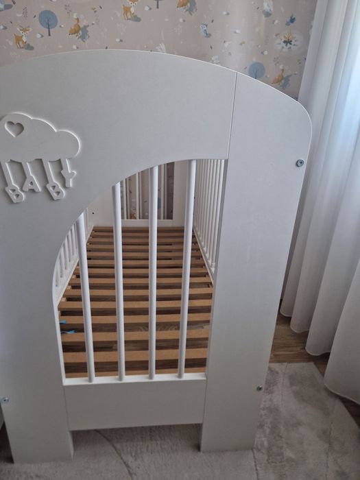 Klups patut din lemn marime 120x60 cm colectia Nel