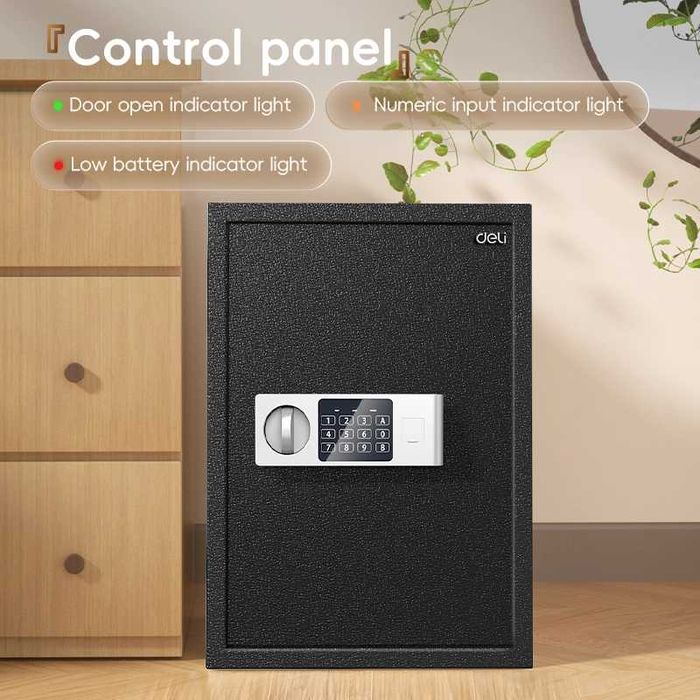 Seyf deli Сейф 500x350x310 ET525 Deli 14kg Скидки !!! Акция !!!