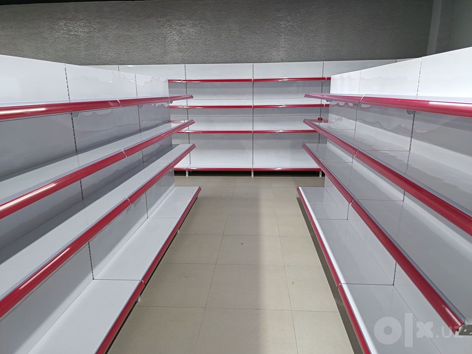 Торговый оборудование, металлический стеллажи, витрина прилавки, полка