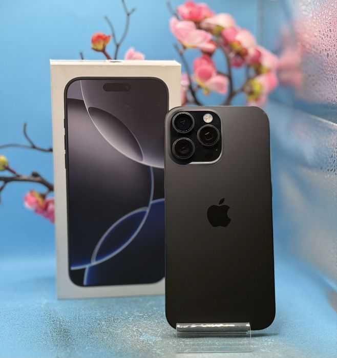ПЕРФЕКТЕН!!! Apple iPhone 16 Pro Max, 256GB, 5G, Black Titanium