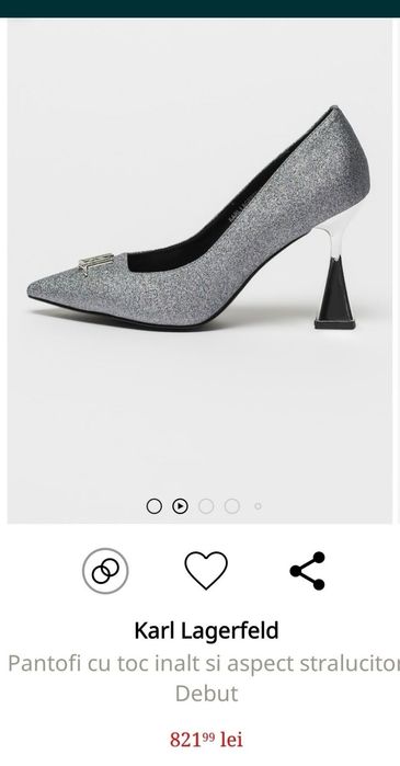 Pantofi noi Karl Lagerfeld, marimea 38