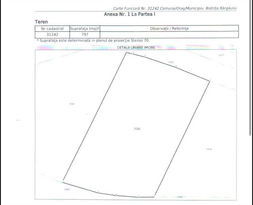 Teren 797 mp de vânzare în Colibița – aproape de lac