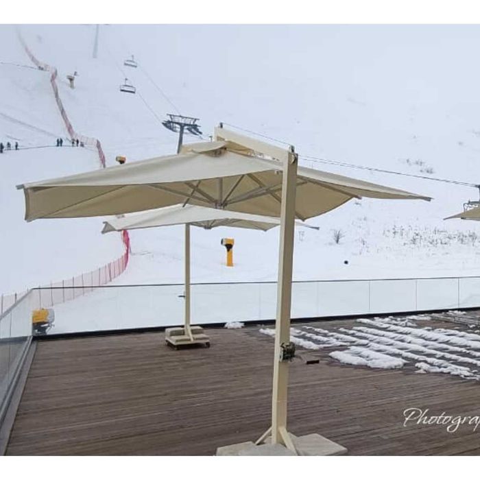 Yon tirgakli soyabon zontik Зонт с боковой опорой зонтик маркиза тент