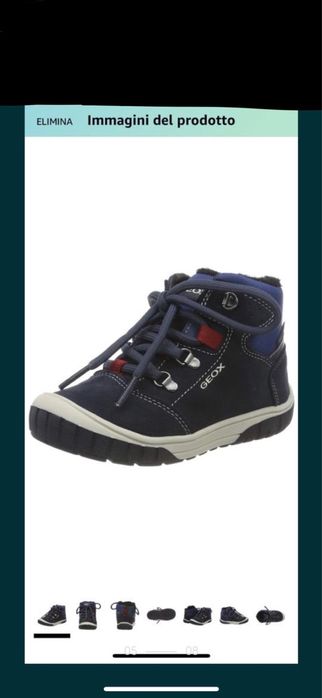 Ghetute Geox M20 Culoarea Navy / Royal Waterproof - Noi