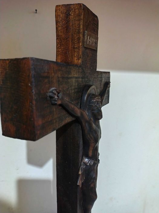 Уникално Старо Разпятие Кръст
