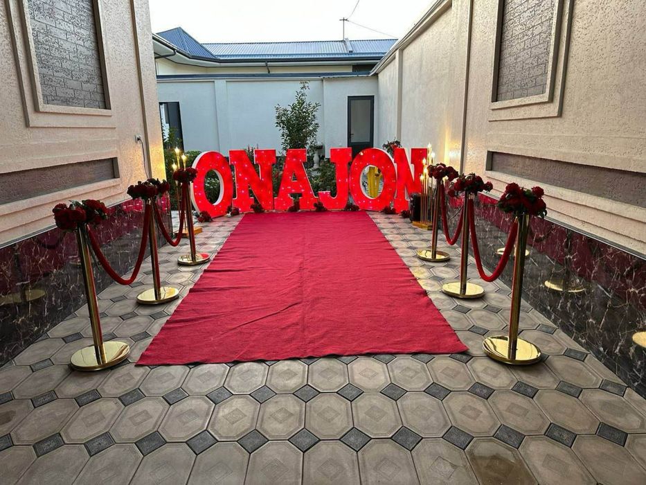 Onajon va Otajon yozuvli bezatish ofarmleniya xizmati