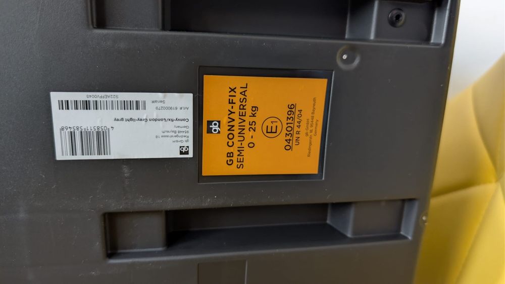 Scaun auto GB convy fix