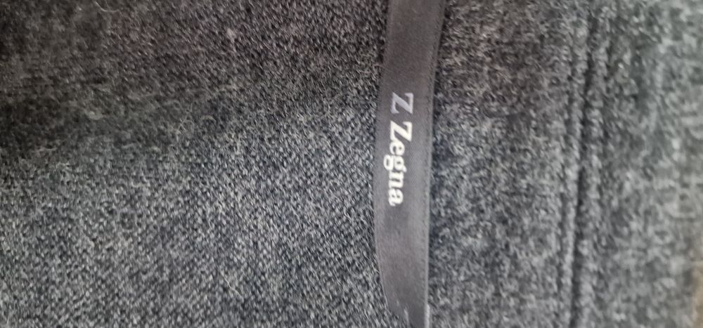 Дворедно вталено сако (жилетка) Zegna от кашмир и вълна