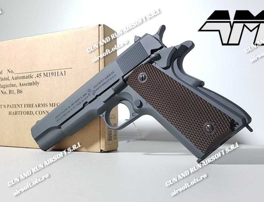 Pistol Airsoft CO2 - Varianta Modificata 6J! - Cu Recul Blowback Pusca
