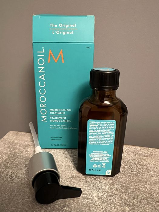 Moroccanoil ново олио за всеки тип коса с помпичка, 50 мл