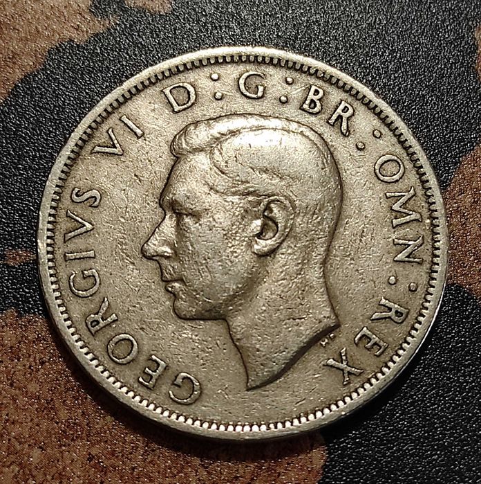 Монети Великобритания -  2 бр› Крал Джордж VI  [1947-1948]