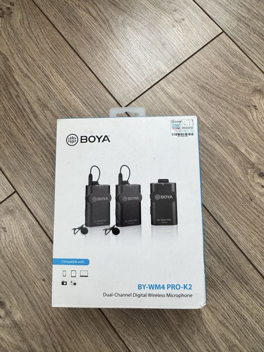 Петличный беспроводной микрофон BOYA BY-WM4 PRO-K2