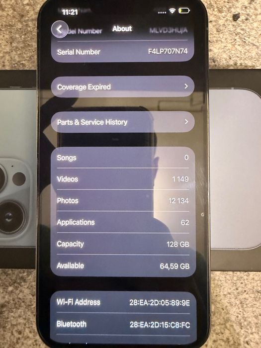 iPhone 13 Pro Blue, 128 GB
