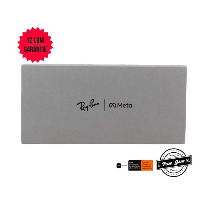 Meta  RayBan Wayfarer Gen 2 Shiny Black RW4012 - GARANTIE 12 LUNI | TrueGSM