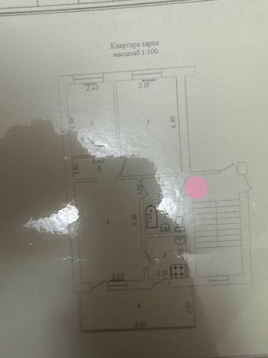 Продается квартира Новза метро 3/3/4  балкон 2х6 кирпичный дом