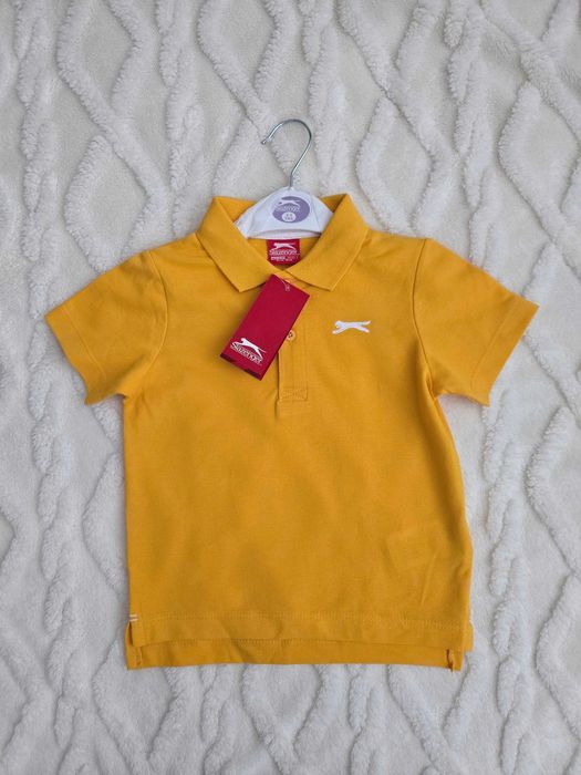 Детска тениска с яка Slazenger