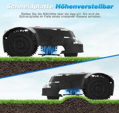 Роботизирана косачка Handwise MGC 500, 500 m², 2.4 G WiFi