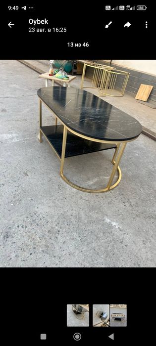 Loft mebel jurnalniy stol