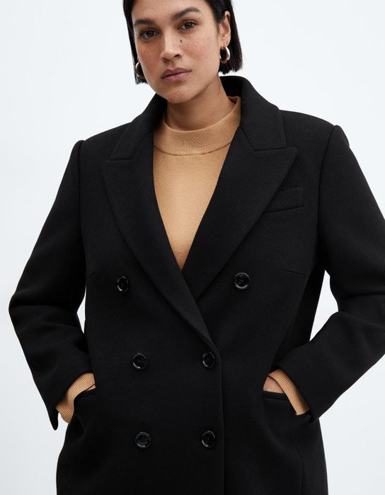 Mango вълнено палто