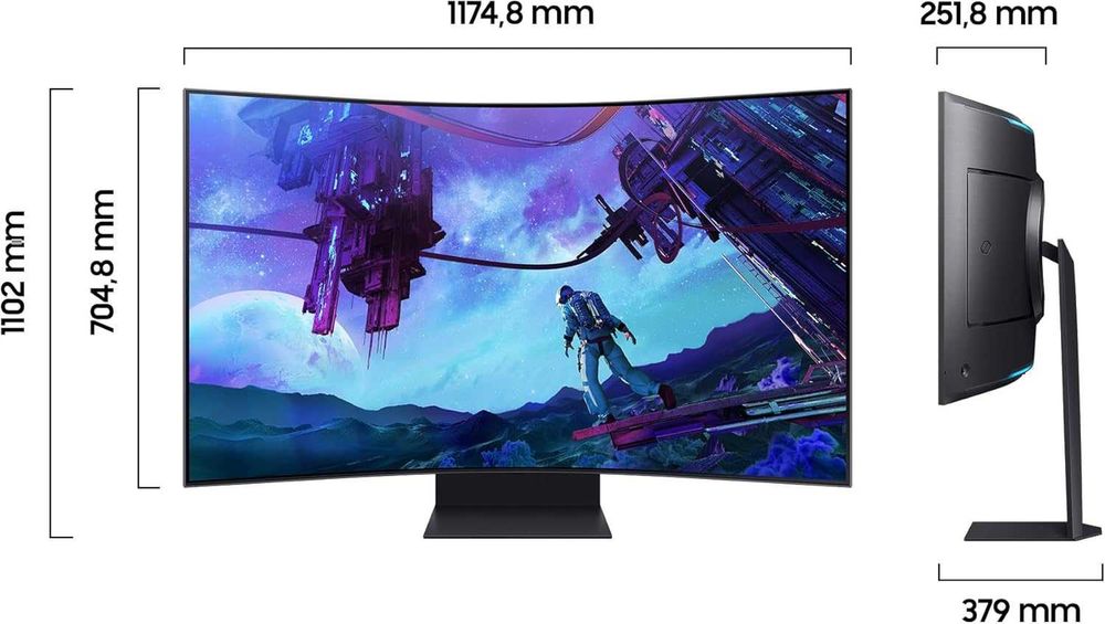 SAMSUNG odyssey ARK 55 G97NC 2ND generation Монитор Display