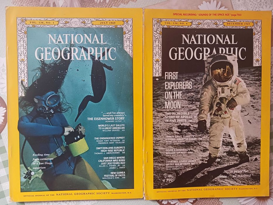 National Geographic списания на английски 1969 - 1971